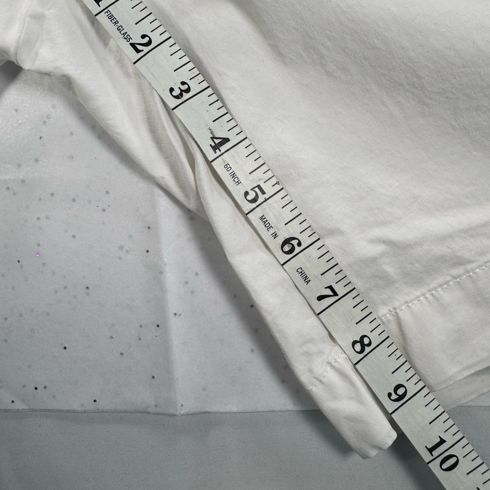 J. Crew White Women's Chino Bermuda Shorts - Picture 3 of 5